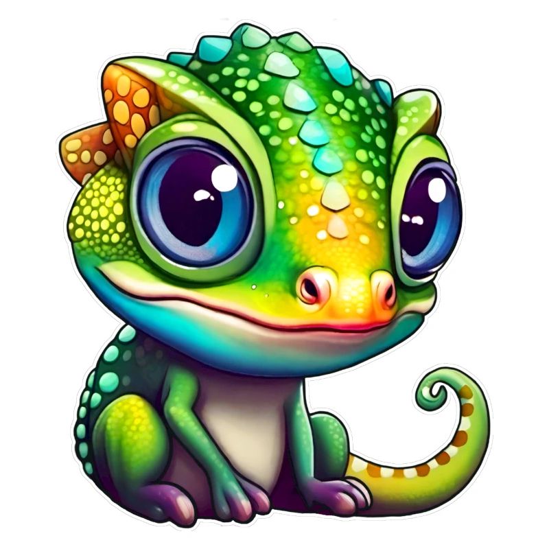 Mignon petit caméléon