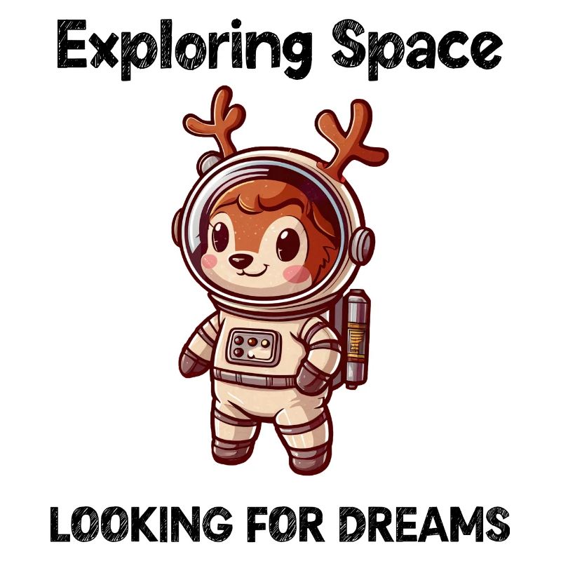 Deer Looking For Dreams Outer Space