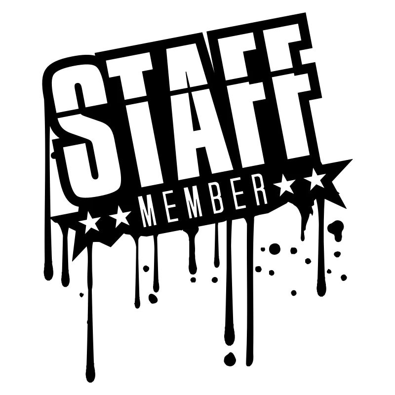 graffiti drops spray stamp glue silhouette staff
