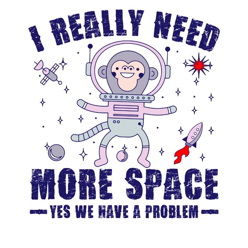 -Yes We Have A Problem Monkeys In Space