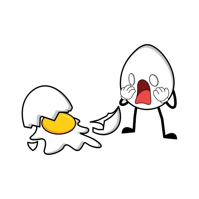 One Egg Down Egg Broken