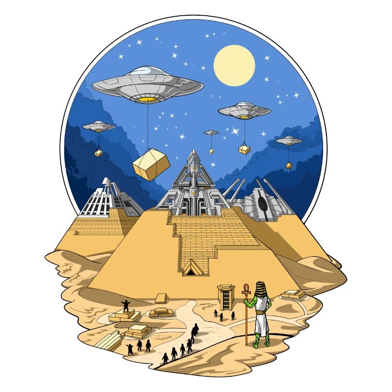 UFO Aliens Pyramides Egyptiennes