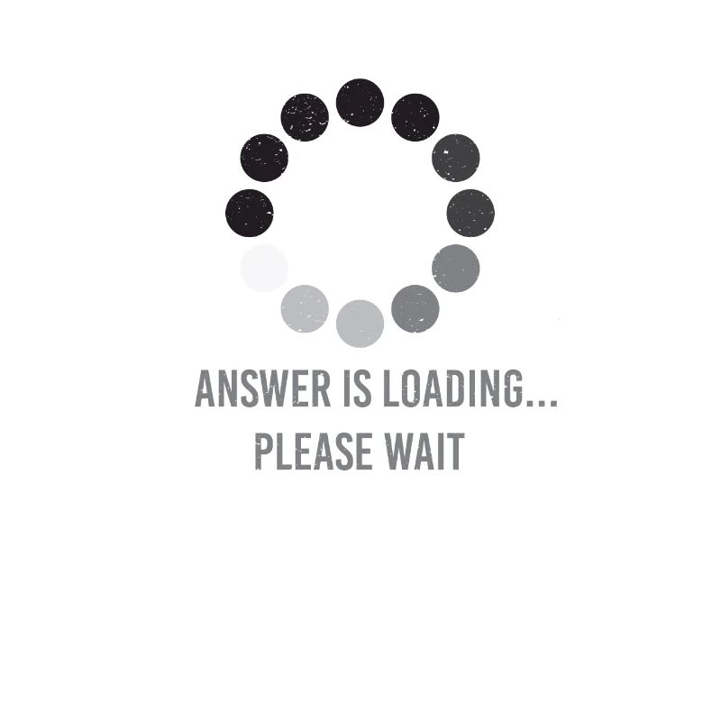 Answer Is Loading Please Wait Computer Nerd Shirt