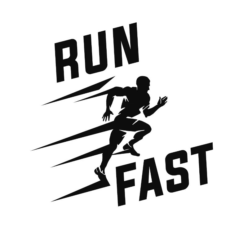 Athlétisme courir vite
