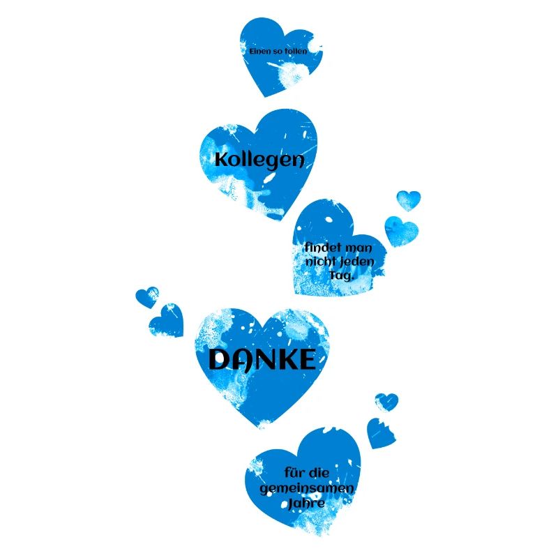 Danke! Abschiedsfeier Arbeit Schule Beruf Geschenk