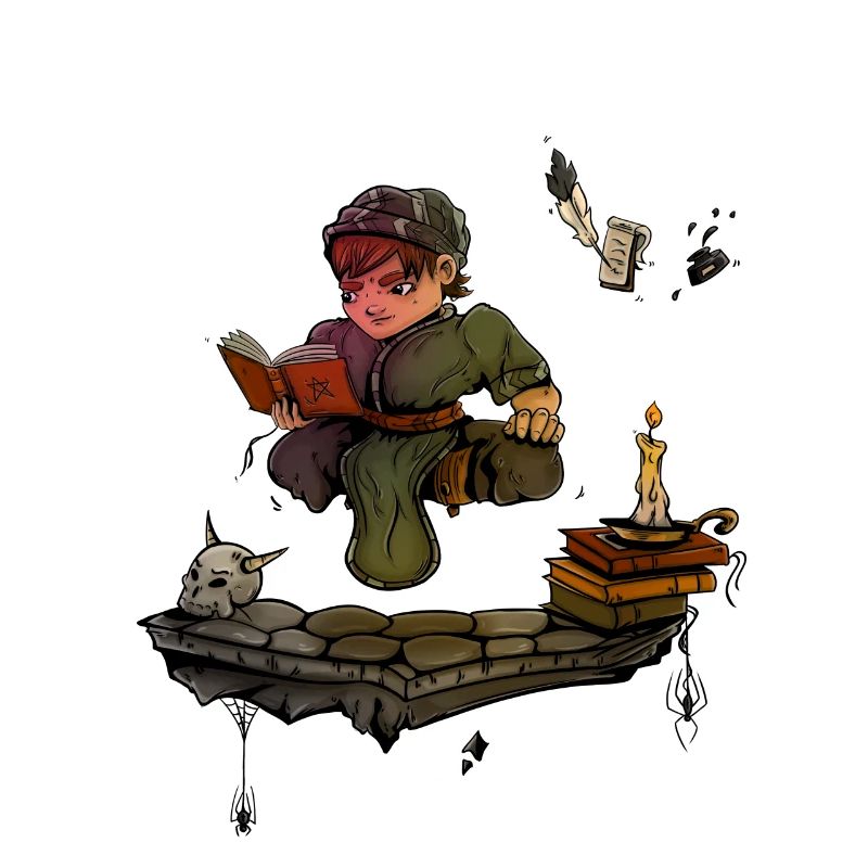 Magician - Fantasy Wizard Apprentice - Gift Idea