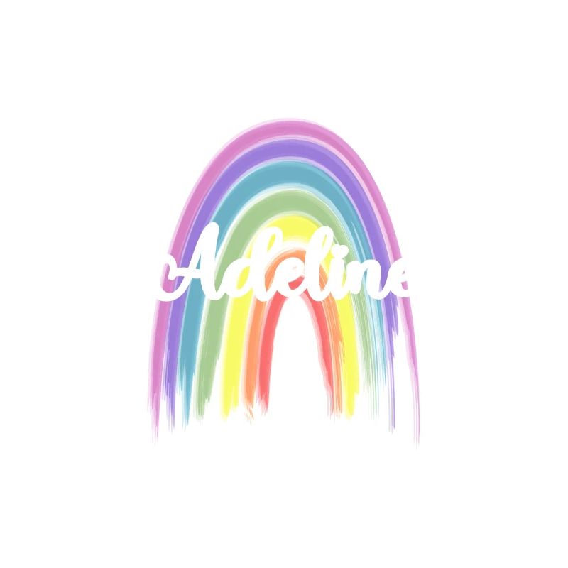 ADELINE Rainbow Cursive