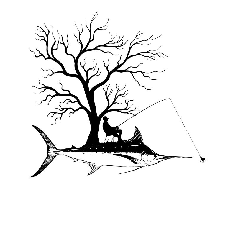Graphic Tree - Fish Marline