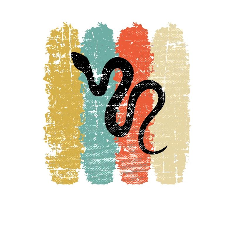 Snake Retro Reptile Python Gift idea