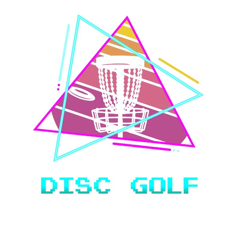 Retro Vintage Classic Disc Golf Player