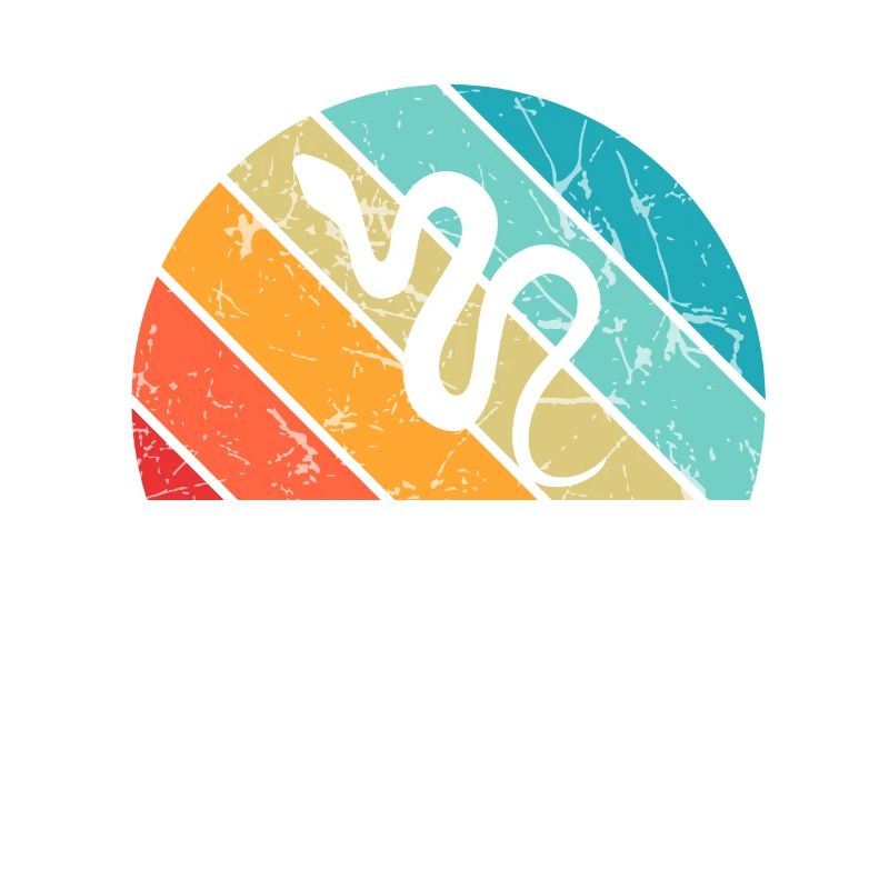 Snake Retro Reptile Python Gift idea