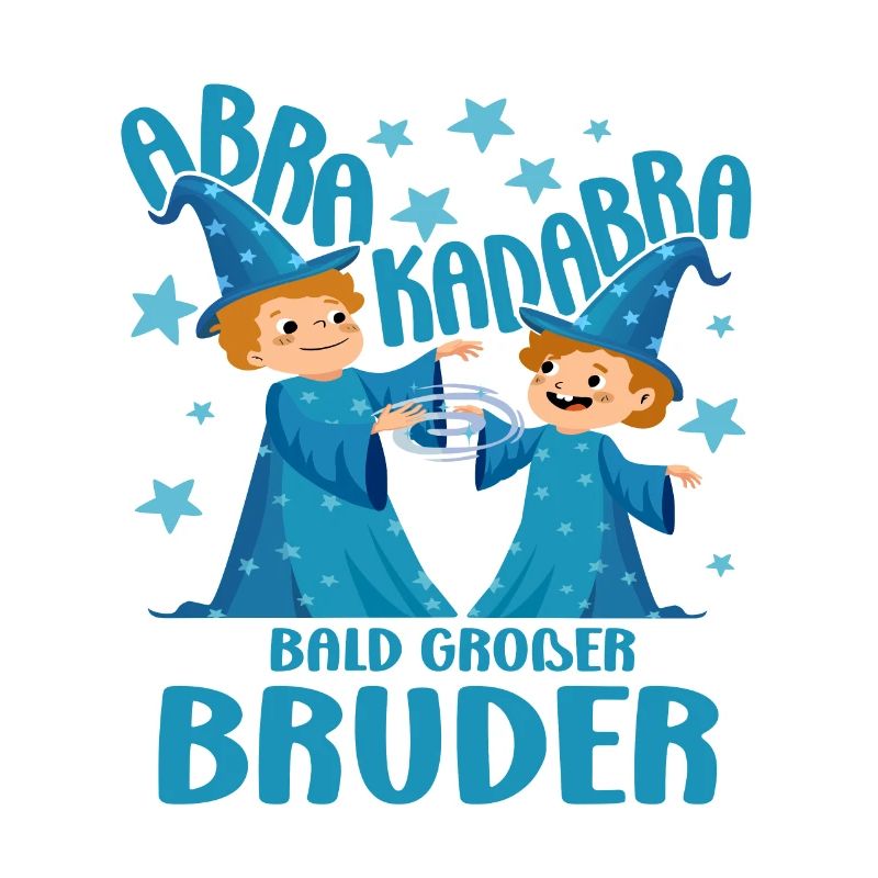 Bald Großer Bruder Zauberer Ankündigung Nachwuchs