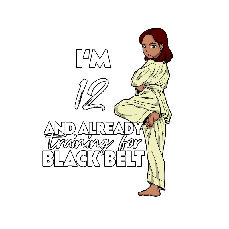 Ich bin 12 - Mädchen Karate