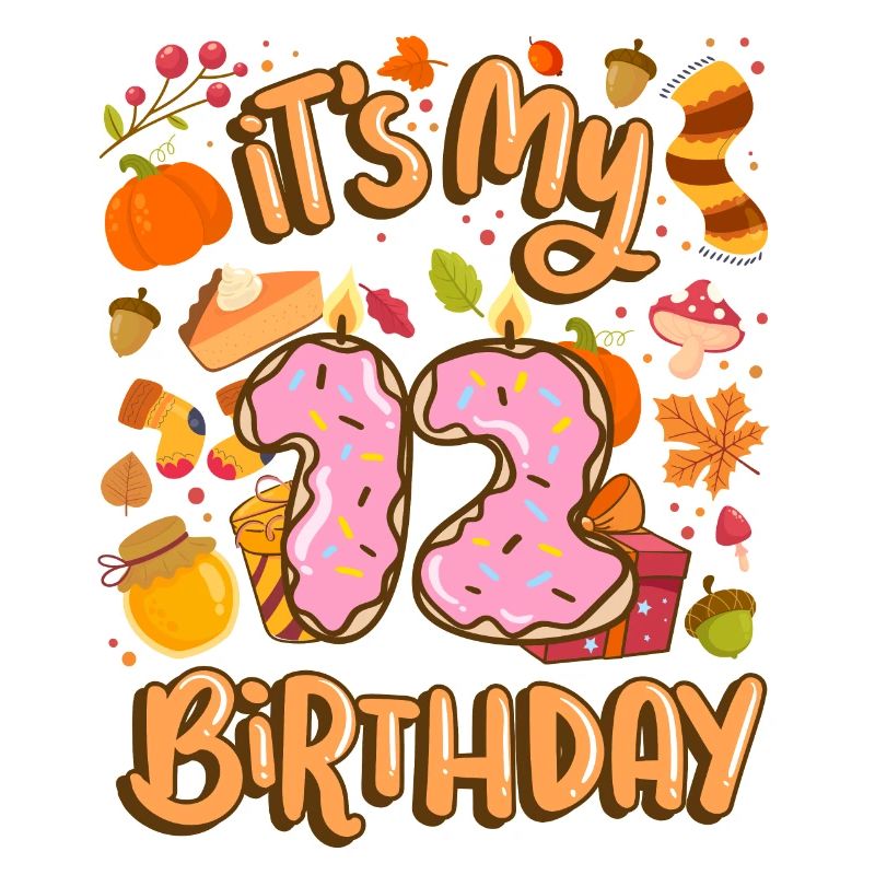 It's my 12 birthday autumn maple leaf