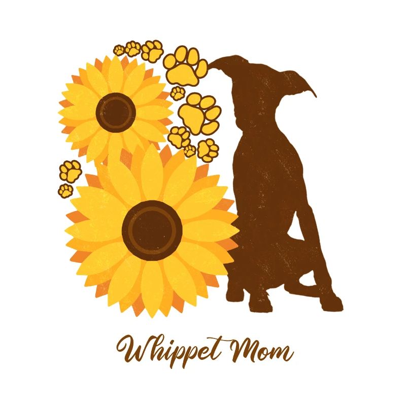 Sonnenblumenmutter - Whippet