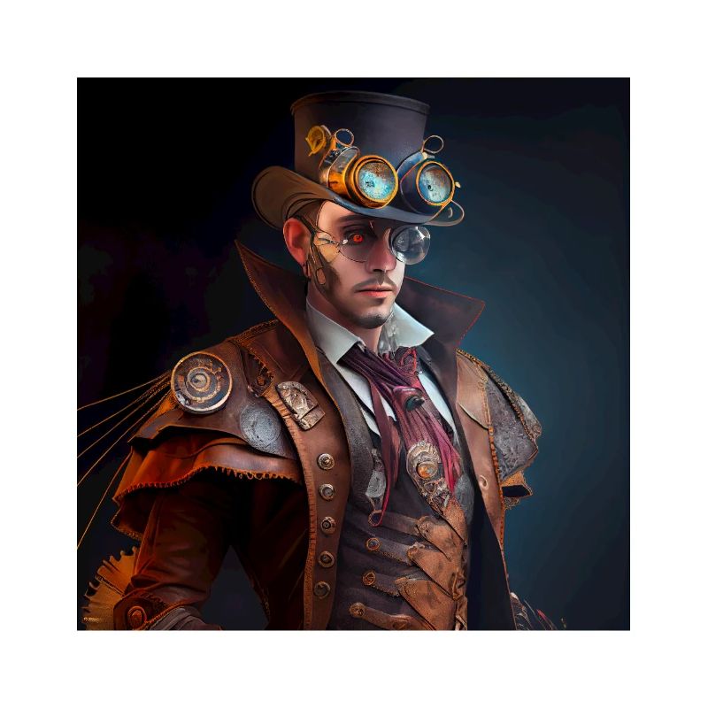 Steampunk Sci-Fi character