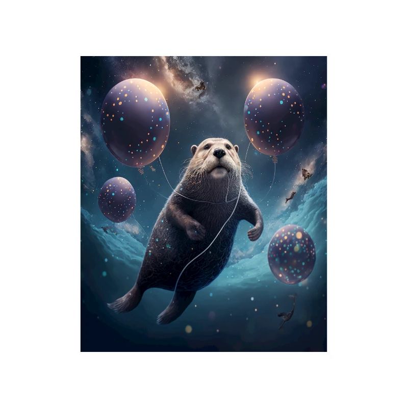 Funny Space Otters Space Otter With Planet