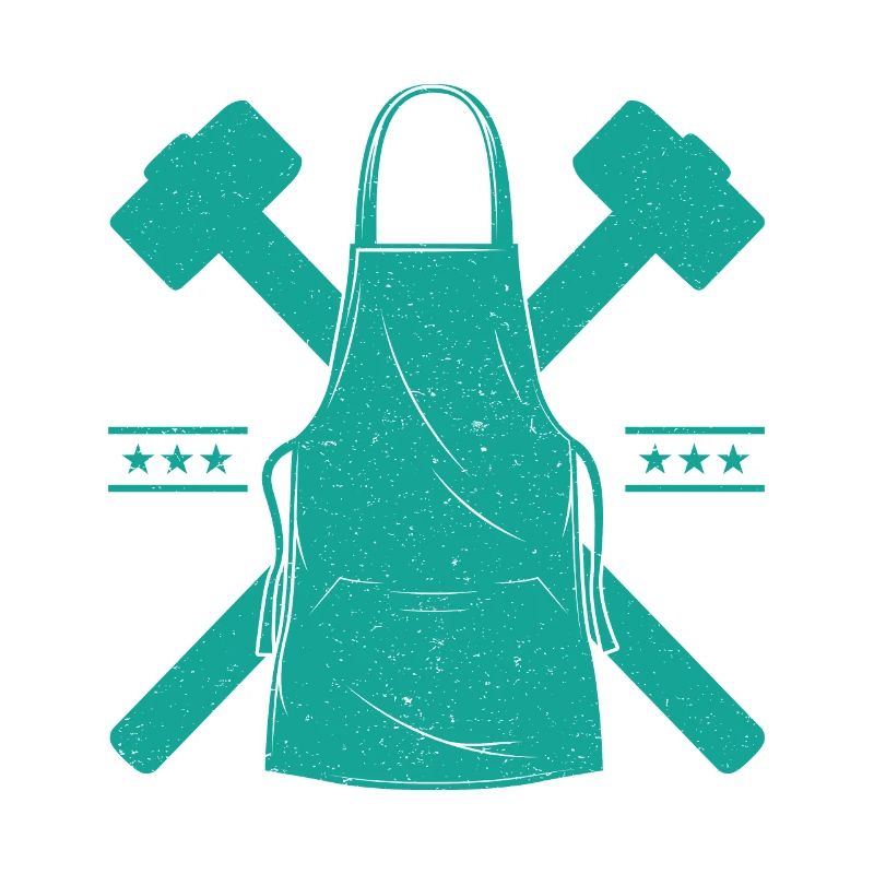 Blacksmith Apron & Hammer Smith Gift