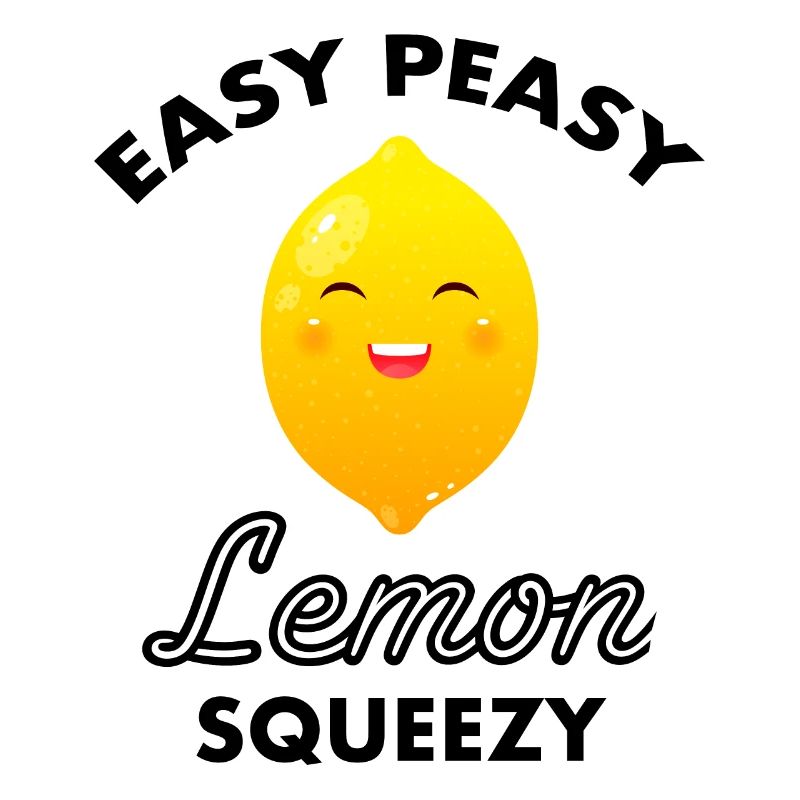 Easy Peasy Lemon Squeezy - Zitrone Sommer Spruch