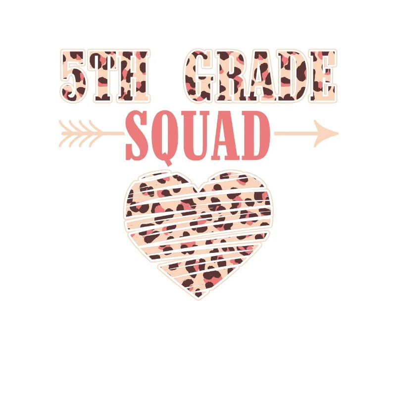 5th Grade Squad Teacher Fifth Student Team Back