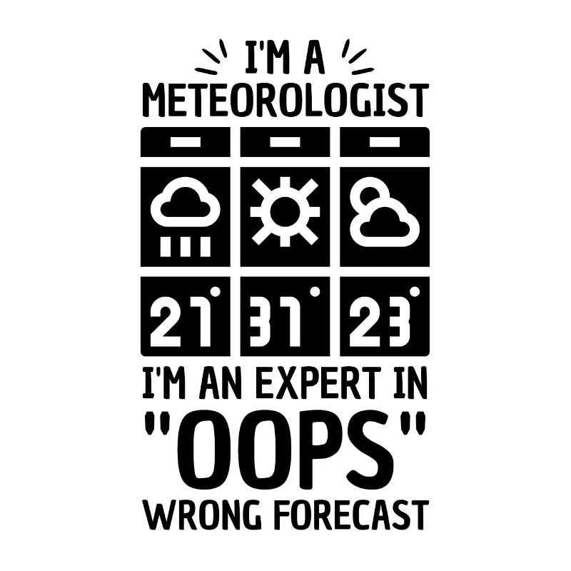 Jeu de mots météorologique pour météorologue