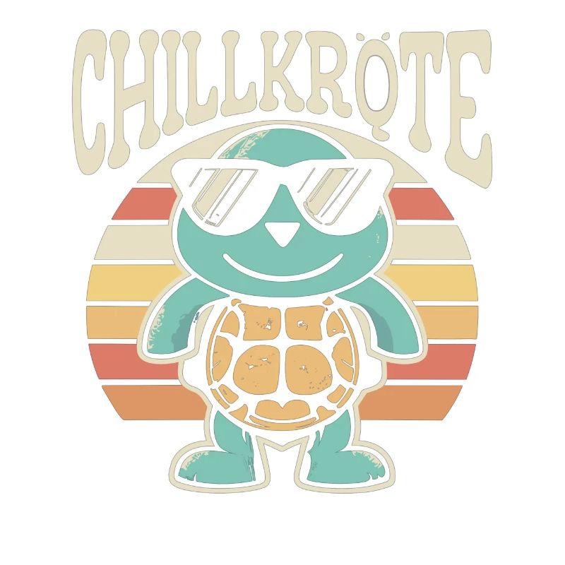 Relaxte Schildkröte Chillkröte