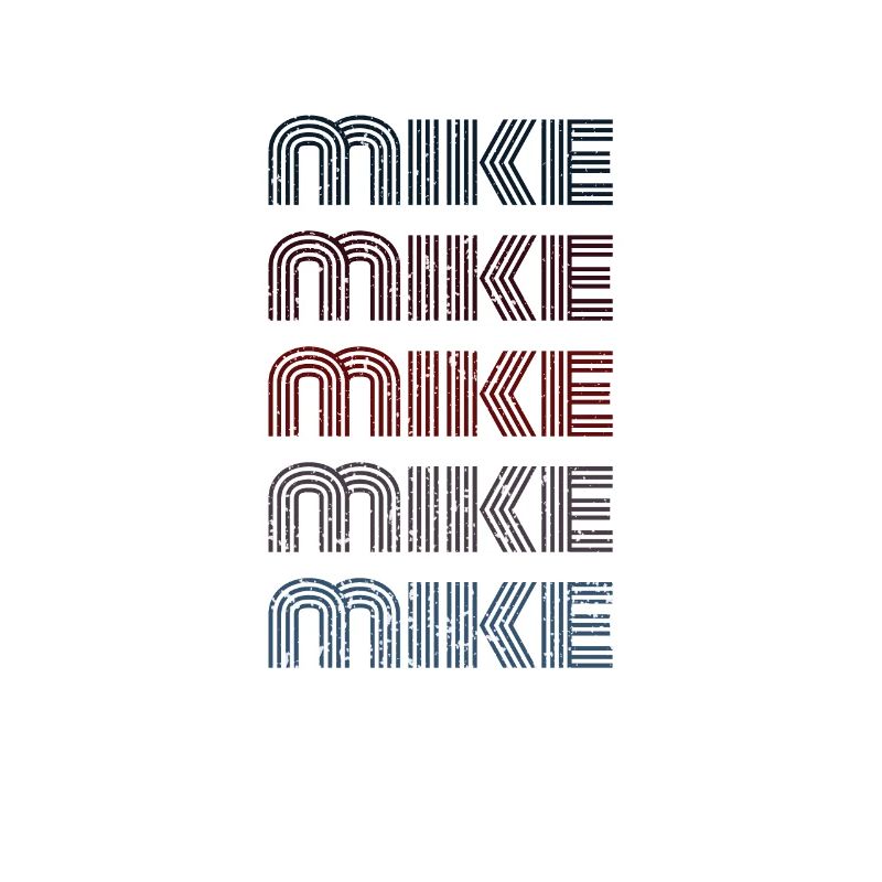 70s Retro Name Vintage Personalized Mike