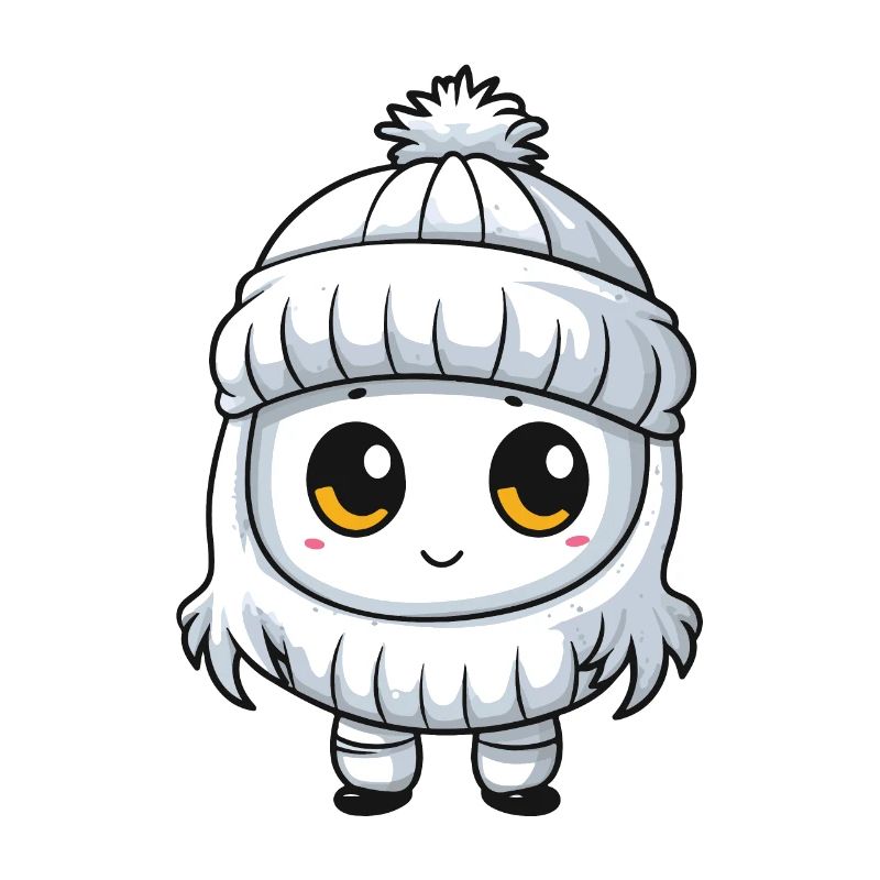 Winter Eskimo Comic Niedlich