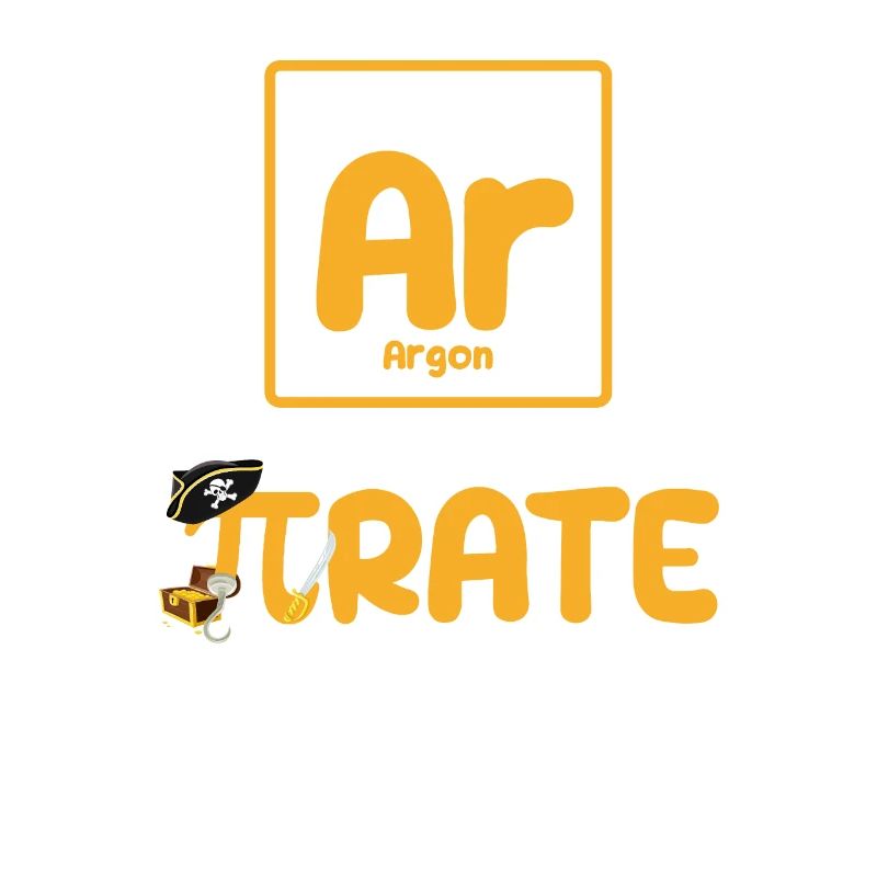 Je suis un pirate drôle Pi Day argon ar chimie