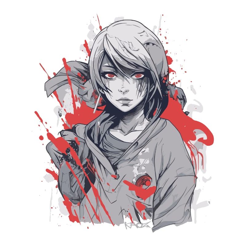Fille animée unique