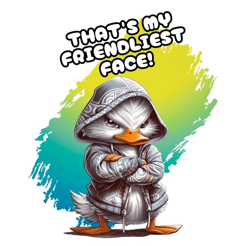 C’EST MON VISAGE LE PLUS AMICAL. Canard, Humour, Fun, Fun