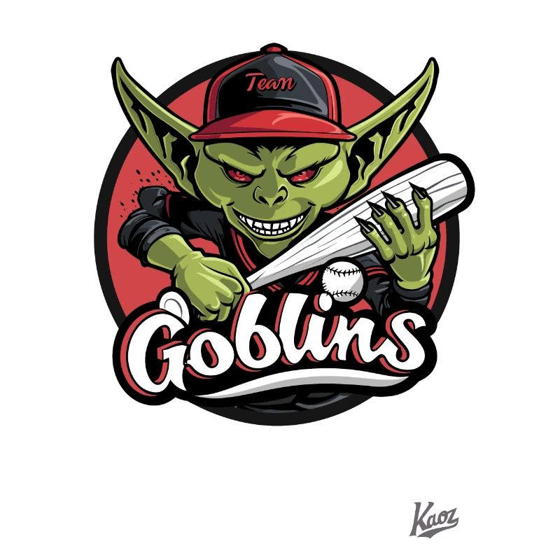 Baseball Player Goblins: Throwing and Laughing