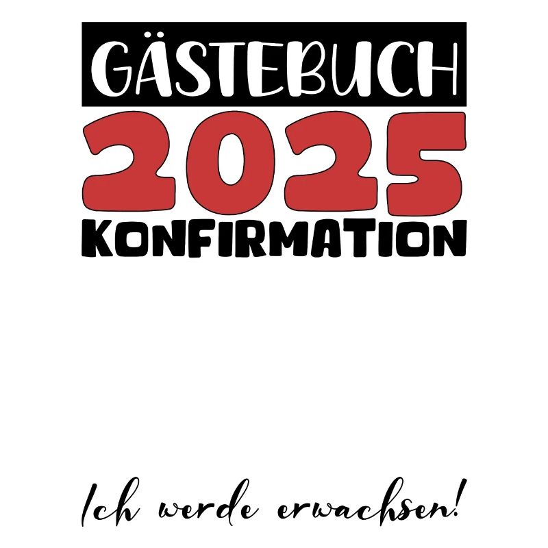 Konfirmation 2025 Gästebuch Deko Mädchen Jungen