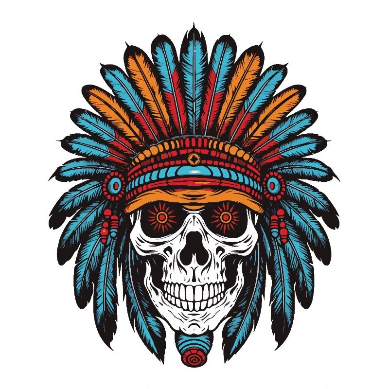 Crâne de chef indien Apache