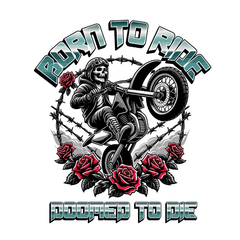 Totenkopf Motorradfahrer