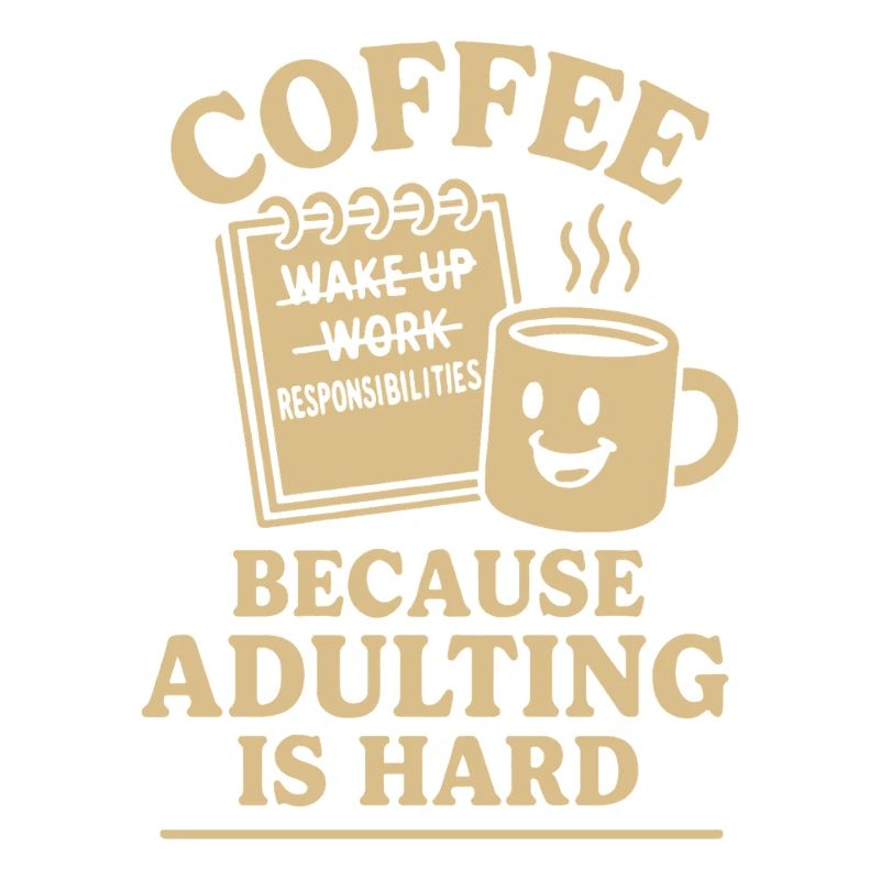 Le café parce que l’âge adulte est un design difficile
