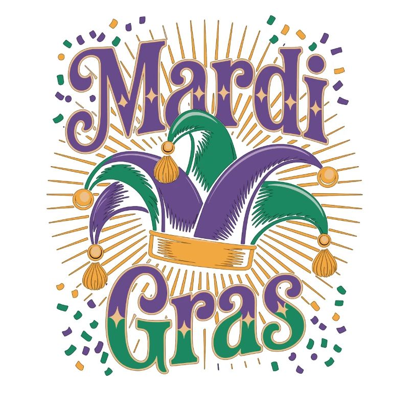 Carnaval Mardi Gras Confettis