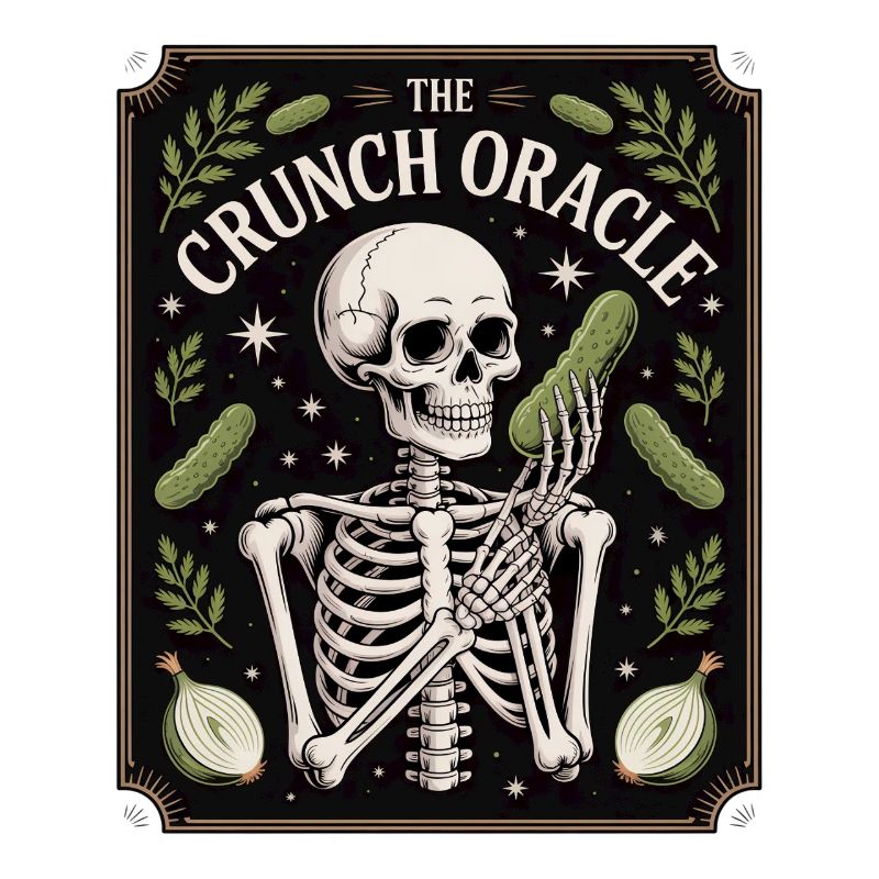 Le croquant Oracle Squelette Et Concombres Humour