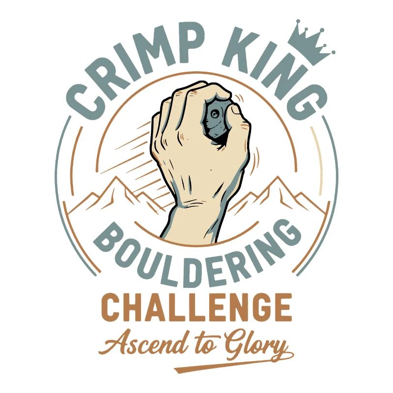 Crimp King Bouldering Challenge Ascend to Glory