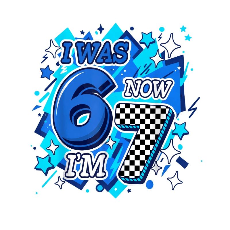 Six Seven Blue Checkered 67