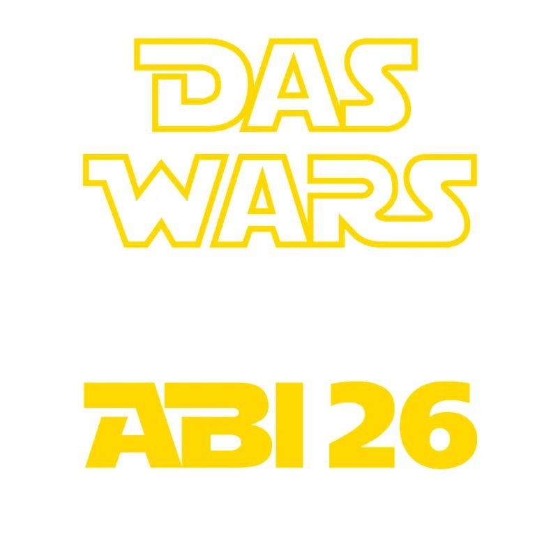 Das Wars | Abi 2026 - Abitur - Geschenk