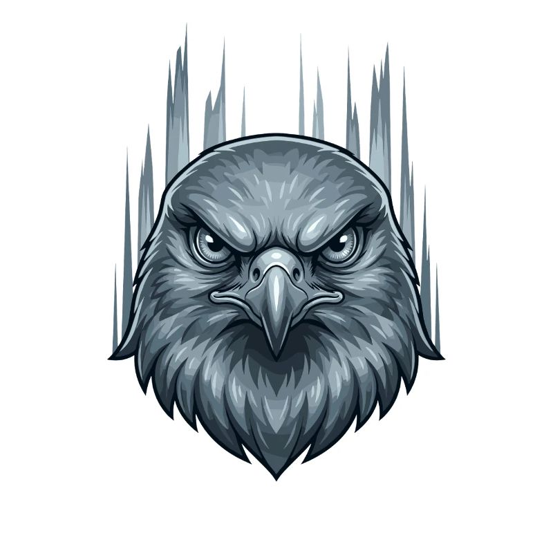 Icy Storm Eagle Head