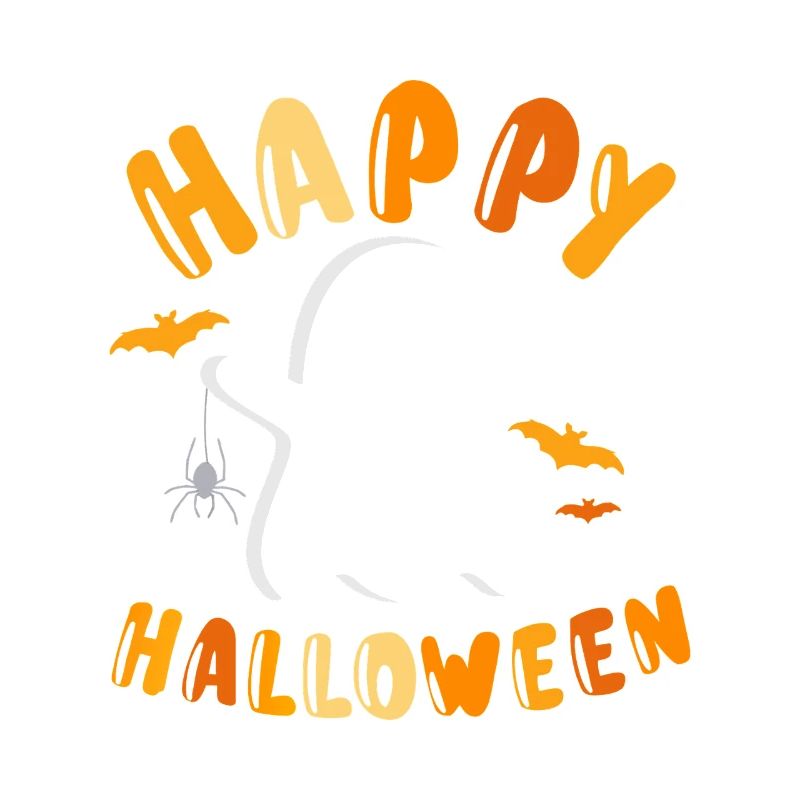 Happy Halloween Ghost Graphic