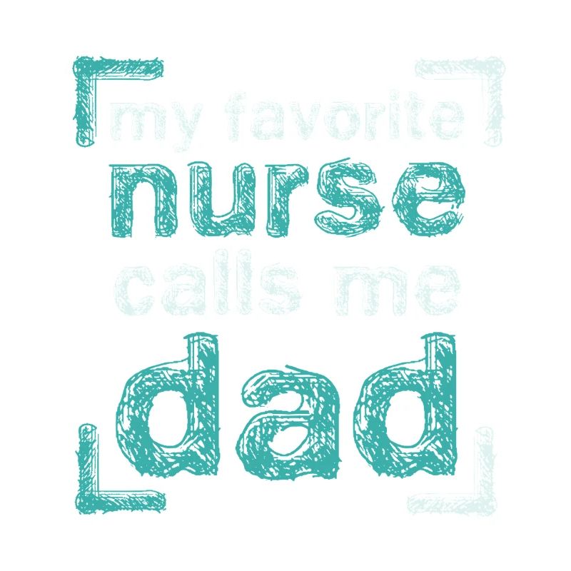 Stolzer Papa einer Krankenschwester