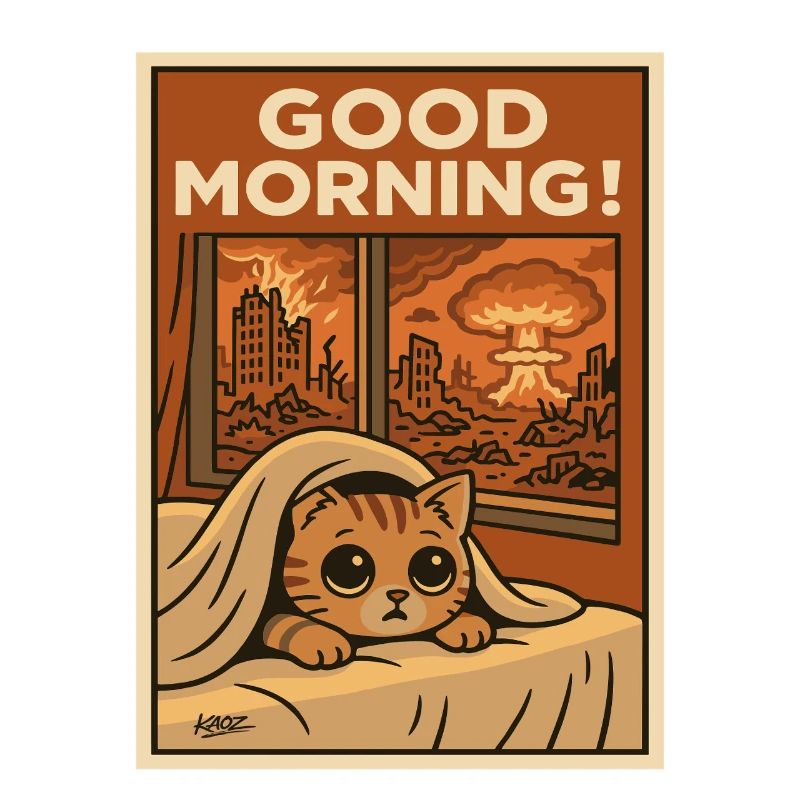 Good Morning: Apocalyptic Kitten