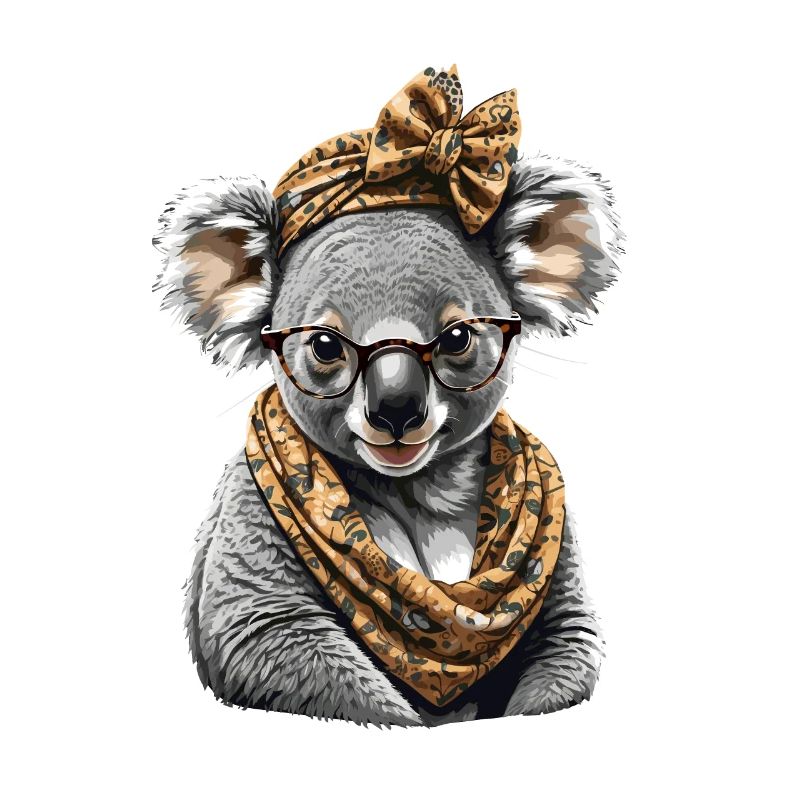 Drôle Koala Maman Mignon Maman Koala Ours
