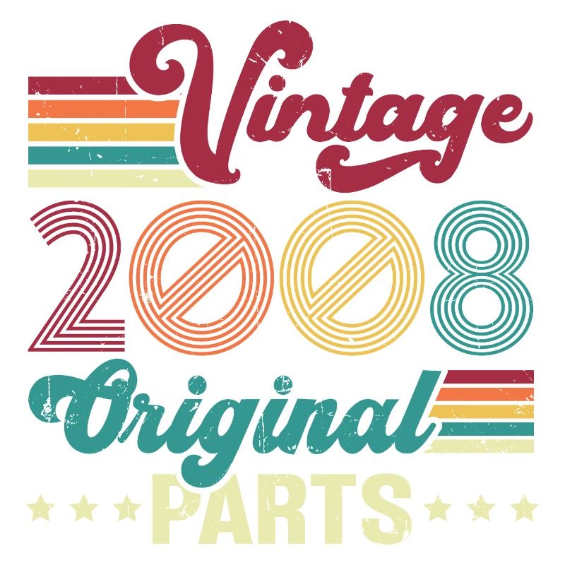 Vintage 2008 Original, Geburtstagsgeschenk