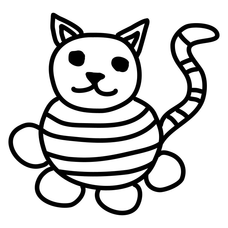 Dessin d’enfants de chat