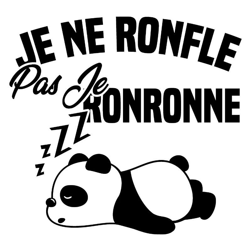 Je ne ronfle pas je ronronne