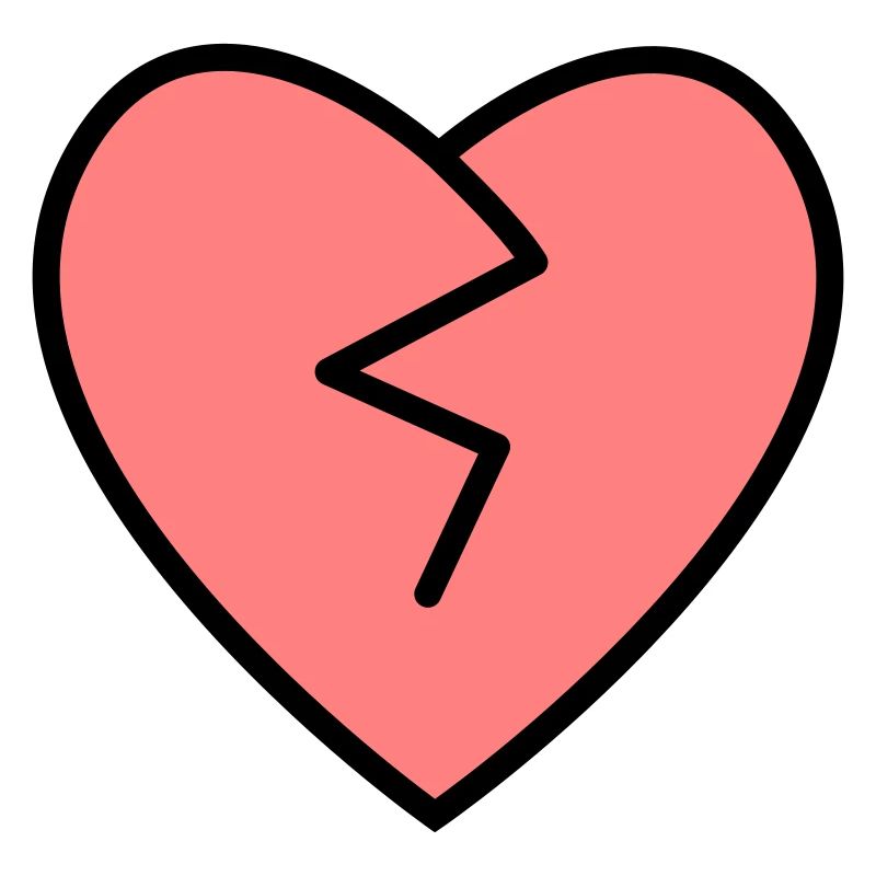 cuore a pezzi